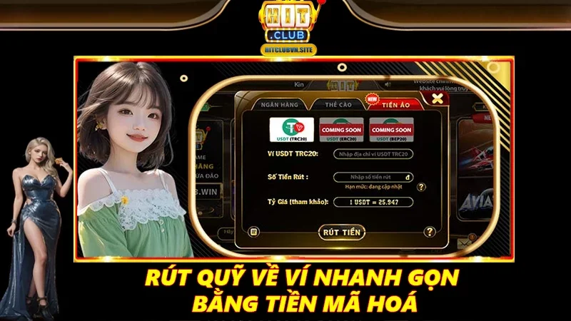 Rút quỹ về ví nhanh gọn bằng tiền mã hoá